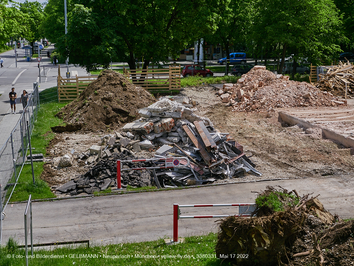 17.05.2022 - Baustelle am Haus für Kinder in Neuperlach